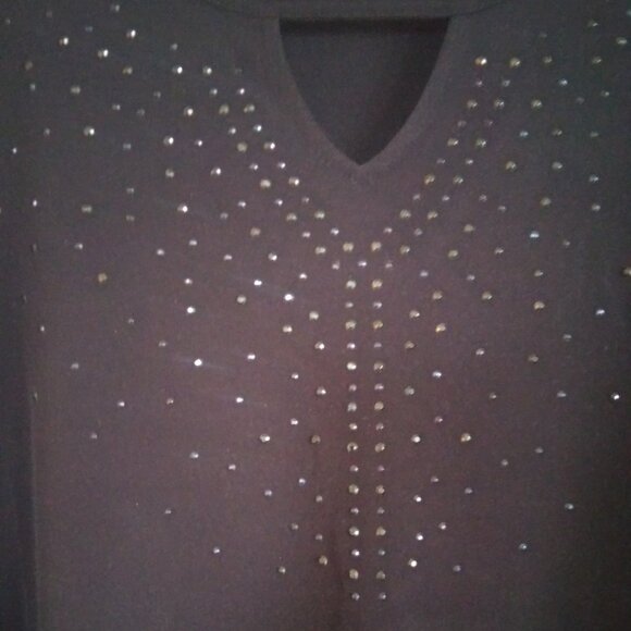 Catherine's Anywear Black Keyhole Tunic- 4X-NWT - Picture 4 of 4